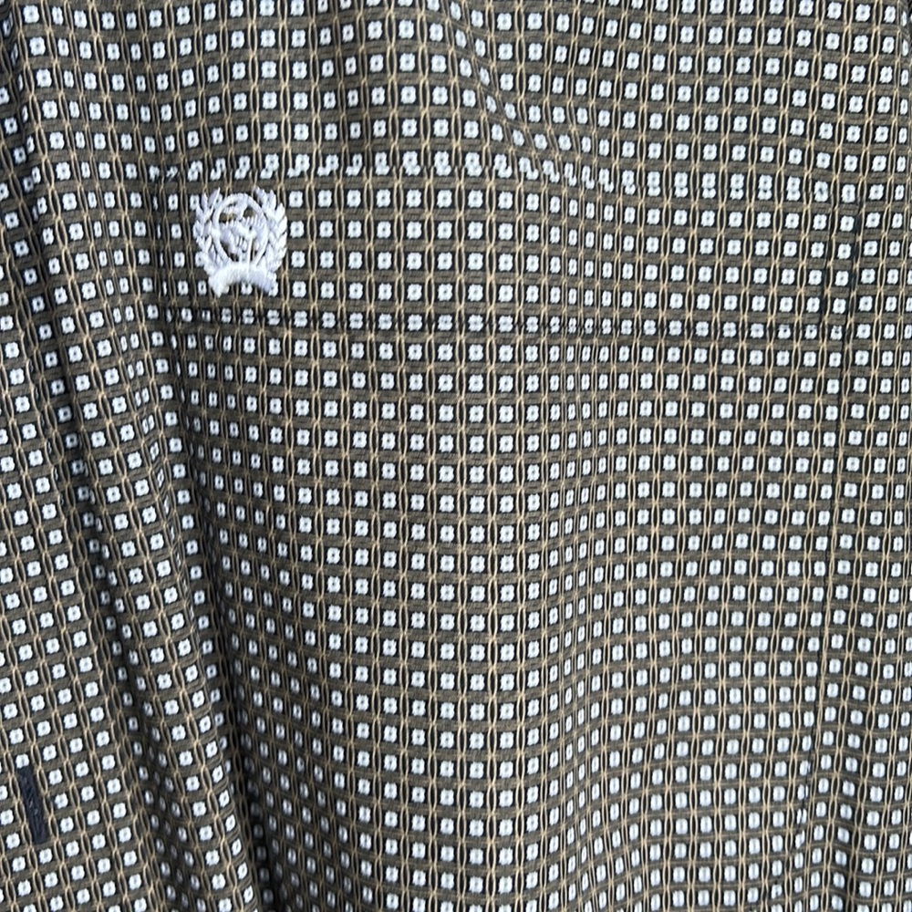 Cinch. Button down. Never washed at home